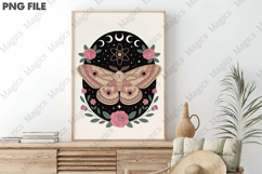 Celestial Lunar Moth Png,Halloween Png Product Image 3