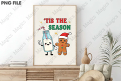 Christmas Milk and Cookies PNG Product Image 3