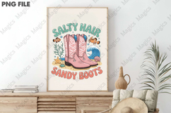 Summer Cowgirl Salty Hair Sandy Boots Product Image 3