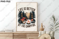 Life is Better by the Campfire Png, Product Image 3