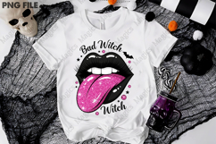 Bat Witch Pink Halloween Lips Png Product Image 1