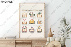 Reading is Self-care Png, Book Lover Png Product Image 3
