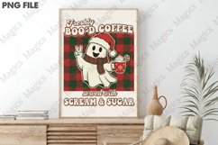 Boo Coffee Christmas Ghost Png Product Image 3