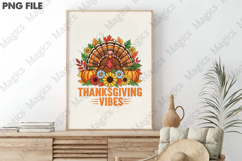 Thanksgiving Vibes Png,Thankful Fall PNG Product Image 3