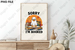 Halloween Goose Ghost Fall Read Book PNG Product Image 3
