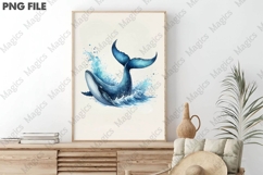 Watercolor Nursery Decor | Ocean Nursery Product Image 3