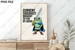 ADHD,Mental Health Png ,Frog Png Product Image 3