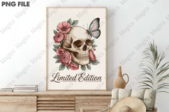 Floral Skull Png,Limited Edition Png Product Image 3
