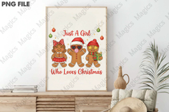 Cute Gingerbread Couple Christmas PNG Product Image 3