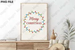 Merry Christmas Light Sublimation Product Image 3