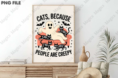 Cats People Are Creepy ,skeleton Cat Png Product Image 3
