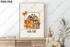 Hello Fall PNG, Western Cowgirl Boot PNG Product Image 3