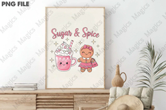 Sugar &amp; Spice T Shirt Christmas Png Product Image 3