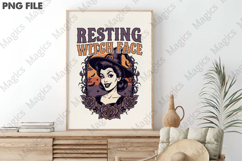 Resting Witch Face Png Product Image 3