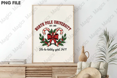 Vintage Christmas PNG, University Product Image 3
