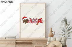 Pink Christmas Mama Png, Merry Mama Png Product Image 3