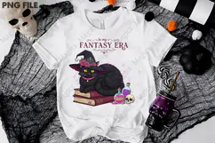 In My Fantasy Era Pink Halloween Cat Png Product Image 3