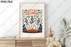 Let’s Get Halloweird Png,Halloween Skele Product Image 4