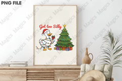 Merry Christmas Goose Png, Got Too Silly Product Image 3