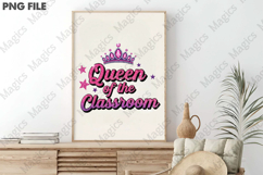 Queen of the Classroom Png, Teacher Sublimation Product Image 3