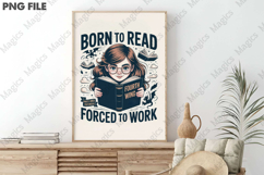 Born to Read Png,Fantasy Reader, Book Product Image 3