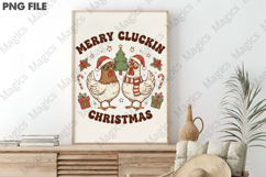 Merry Cluckin&#039; Christmas Chicken PNG Product Image 3
