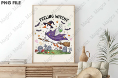 Halloween Goose Feeling Witchy PNG Product Image 3