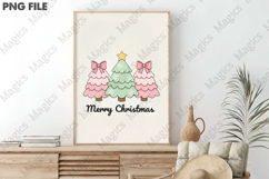 Coquette Merry Christmas Tree Png, Xmas Product Image 3