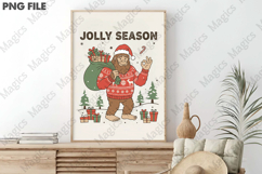 Jolly Season Christmas Bear PNG Product Image 3