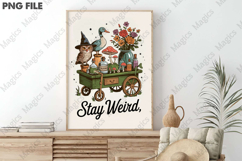 Stay Weird Png,Vintage Apothecary PNG Product Image 3