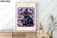 Black Cat Png,Halloween Png, Spooky Seas Product Image 3