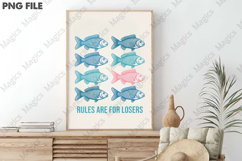 Funny Summer Sardine Rules Are for Loser Product Image 2