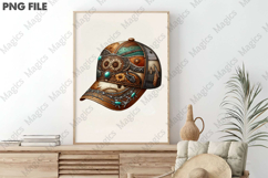 Western Baseball Cap Png Sublimation Product Image 3