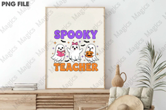 Teacher Halloween PNG, Preppy Halloween Product Image 3