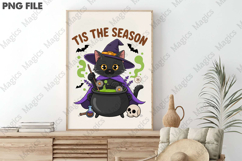 Tis the Season Png,Cute Black Cat Png Product Image 3