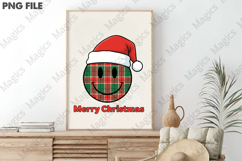 Christmas Smiley Face PNG Design, Smile Product Image 3