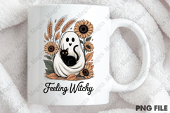 Feeling Witchy Png, Boho Floral Fall Png Product Image 4
