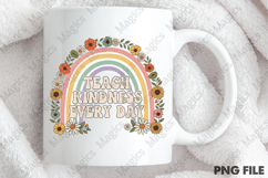 Teach Kindness Every Day Png, Teacher Sublimation Product Image 4