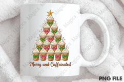 Merry and Caffeinated Christmas Png Product Image 4