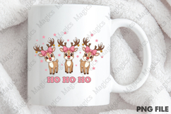 Ho Ho Ho Deer PNG, Christmas Deer Product Image 4