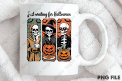 Skeleton.Just Waiting for Halloween PNG Product Image 4