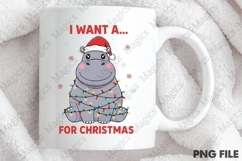 I Want a Hippopotamus for Christmas Png Product Image 4