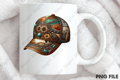Western Baseball Cap Png Sublimation Product Image 4
