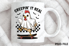 Halloween Ghost Chicken Creepin It Real Product Image 4