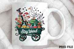 Stay Weird Png,Vintage Apothecary PNG Product Image 4