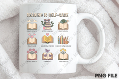 Reading is Self-care Png, Book Lover Png Product Image 4