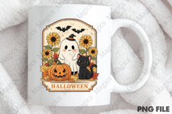 Cute Ghost with Flowers PNG, Halloween Product Image 4