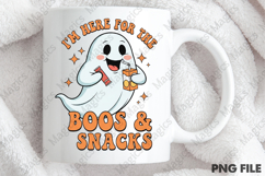 I’m Here for the Boos &amp; Snacks Png Product Image 4