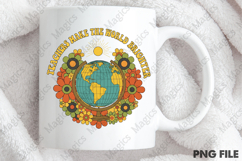 Teachers Make the World Brighter Png, Teacher Sublimation Product Image 4