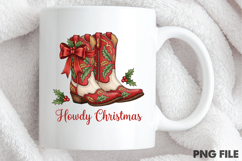 Howdy Christmas Png, Western Christmas Product Image 4